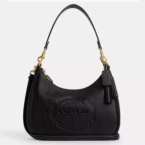 Coach Teri Hobo Bag With Coach Heritage
